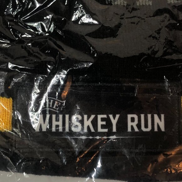 The Whiskey Run Acrylic Pom stretch Beanie Hat Cap Knit - Picture 2 of 4